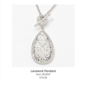 Touchstone crystal SWAROVSKI CRYSTAL pendant